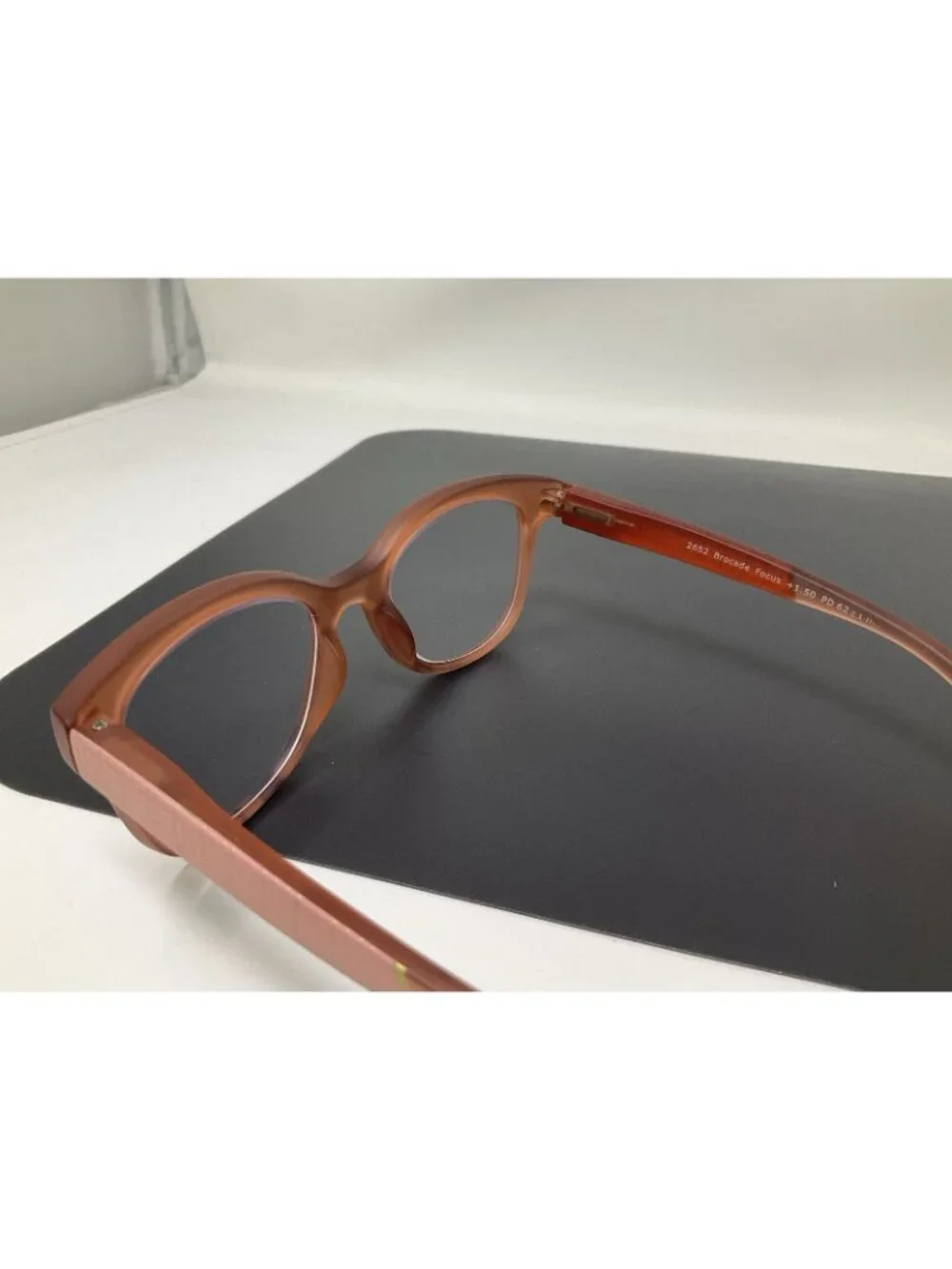 Peepers 2652 Brocade Focus Blush Golden Blue Light Block Reading Glasses +1.50
